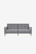 Dorel Home - Sofa 3-personers sovesofa Lilly - Grå - 3-pers. sofaer - ...