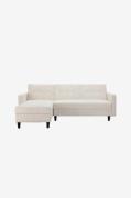 Dorel Home - Chaiselong Sovesofa med opbevaring Lilly - Grå - Sovesofa...