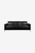 Loft24 - Sofa 3-personers sofa med 2 elektriske liggestole Lund - Hvid...