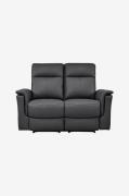 Loft24 - 3-personers sofa med 2 elektriske liggestole Lund - Grå - 3-p...