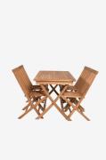 Venture Home - Spisegruppe Kenya med 4 stole Kenya - Brun - Spisegrupp...