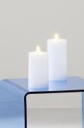 Star Trading - FLAMME FLOW bloklys LED 15 cm - Hvid - Lys - - Homeroom