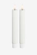 DeluxeHomeart - LED Keglelys 2,2x15 cm 2 stk. - Hvid - Lys - - Homeroo...