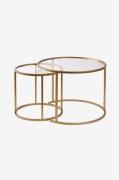 Homitis - Sofabordssæt Aurum Double Small - Guld - Sofaborde - - Homer...