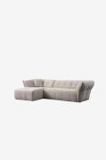 Hanah Home - Hjørnesofa Boxer Left - Hvid - Sofaer - - Homeroom
