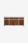 Loft24 - Skænk 3 skuffer 4 døre Hanna - Grå - Skænke & sideboards - - ...