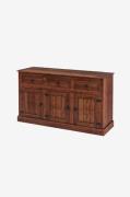 Loft24 - Skænk 3 døre 3 skuffer Mexico - Brun - Skænke & sideboards - ...