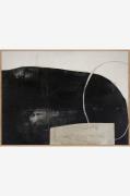 Malerifabrikken - Design Painting / Sort Of Stone / 120x90 Cm / Egetræ...