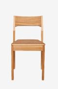 Wood Furniture - Spisebordsstol sæt med to Suomi Wooden , eg - Brun - ...