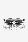 Venture Home - Spisegruppe Copenhagen med 6 spisebordsstole Kenth - So...