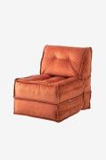 Hanah Home - 1-sædet sovesofa Mocca - Rød - Sovesofaer - - Homeroom