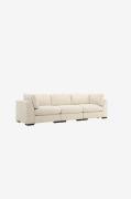 Venture Home - Salerno 3-sæders sofa - Beige - 3-pers. sofaer - - Home...