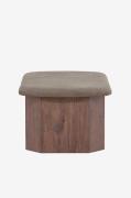 Venture Home - Todd ottoman - Brun - Fodskamler & puffer - - Homeroom