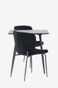 Venture Home - Polar-spisebord med Modesto-spisebordsstol - Sort - Spi...