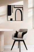 Zelected by Houze - Indrammet lærred Abstract Therapy - Beige - Billed...