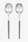 Blomus - Salat Server Maxime 28 cm - Grå - Bestik - - Homeroom