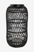 Halvor Bakke - Lombok Lanterne til stearinlys - Sort - Lysestager & la...