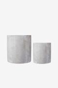 Wikholm Form - Krukke Siri M S/2 - Grå - Urtepotteskjulere & vaser - -...