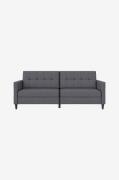 Dorel Home - Sovesofa med 3 sæder Hartford - Grå - Sovesofaer - - Home...
