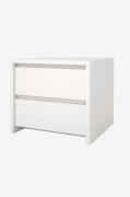 Tvilum - Natbord Next 2 skuffer - Hvid - Sengeborde - - Homeroom