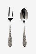 Vargen & Thor - Dessertbestik Frost 8 dele - Sølvfarvet - Bestik - - H...