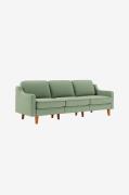Hanah Home - Sofa med 3 sæder Robi - Grøn - 3-pers. sofaer - - Homeroo...