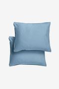 Midnatt - Pudebetræk Lake 2 stk - Blå - Hovedpuder - - Homeroom