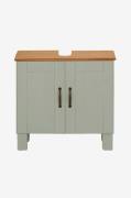 Loft24 - Vaskeskab Alby 2 låger - Grøn - Badeværelsesmøbler - - Homero...