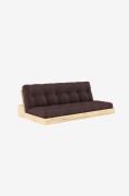 Karup - Base Sovesofa Tre-sæders - Brun - Sovesofaer - - Homeroom