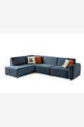 Hanah Home - Hjørnesofa S Loft Left - Blå - Sofaer med chaiselong - - ...