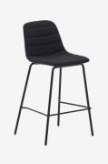 Kave Home - Barstol - zunilda 2-pak - Sort - Barstole & -taburetter - ...