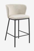 Kave Home - Barstol - ciselia 2-pak - Hvid - Barstole & -taburetter - ...