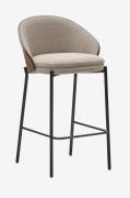 Kave Home - Barstol - eamy 2-pak - Beige - Barstole & -taburetter - - ...