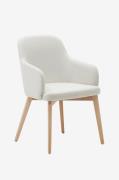 Kave Home - Spisebordsstol - nelida 2-pak - Beige - Stole - - Homeroom
