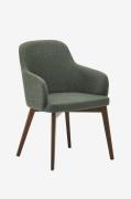 Kave Home - Spisebordsstol - nelida 2-pak - Grøn - Stole - - Homeroom