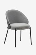 Kave Home - Spisebordsstol - eamy 2-pak - Sort - Stole - - Homeroom