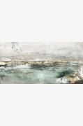 Malerifabrikken - Low Limit Green / Blandet maleri / 140 X70 cm - Grøn...