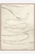 Malerifabrikken - Design Painting / Track The Line / 90x120 Cm / Egetr...