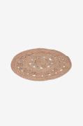 Hillerstorp - Tæppe Amara Ø145 cm - Beige - Jute- & sisaltæpper - - Ho...