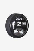 Karlsson - Vægur Round Flip - Sort - Vægure og bordure - - Homeroom