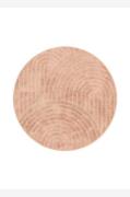KM Home - Luvtæppe Genova Zen rund - Rosa - Fladvævede tæpper - - Home...