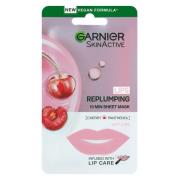 Garnier Skin Active Lips Replumping Cherry Sheet Mask 5g