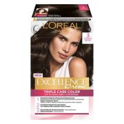 L'Oréal Paris Excellence Creme 3 Mørk Brun