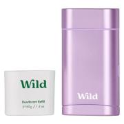Wild Purple Case And Coconut & Vanilla Deodorant Starter Pack