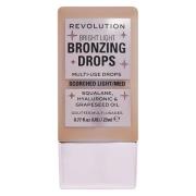 Revolution Beauty Bright Light Bronzing Drops Bronze Scorched 23m