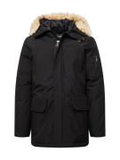 Schott NYC Vinterjakke 'NELSON'  chamois / sort