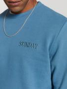 Shiwi Sweatshirt 'Sunday'  cyanblå