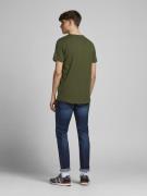 JACK & JONES Bluser & t-shirts 'Basher'  mørkegrøn