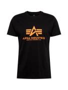 ALPHA INDUSTRIES Bluser & t-shirts  neonorange / sort