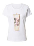 EINSTEIN & NEWTON Shirts 'Coffee'  brun / hvid